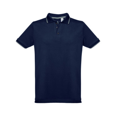 THC ROME. Polo bicolor para homem em algodão